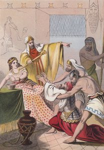 Haman Condemned to be Hanged by English School
